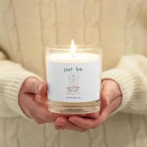 Just Be. Glass Jar Soy Wax Candle