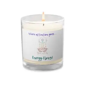 'Attention' Glass Jar Soy Wax Candle