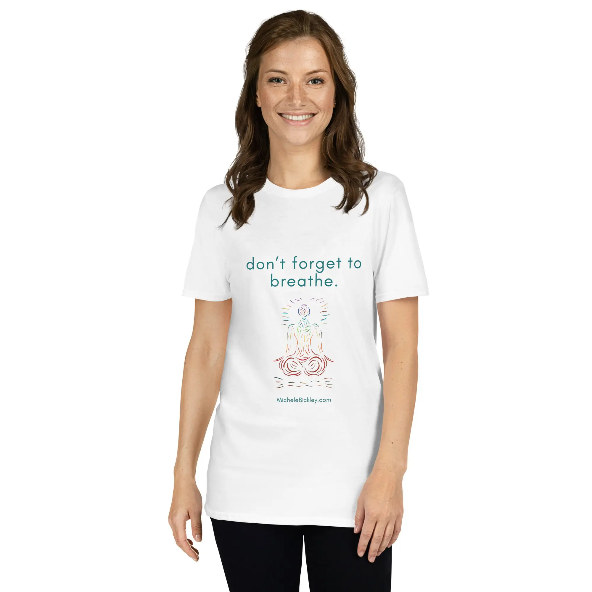 'Don't forget to breathe' T-Shirt - Image 2