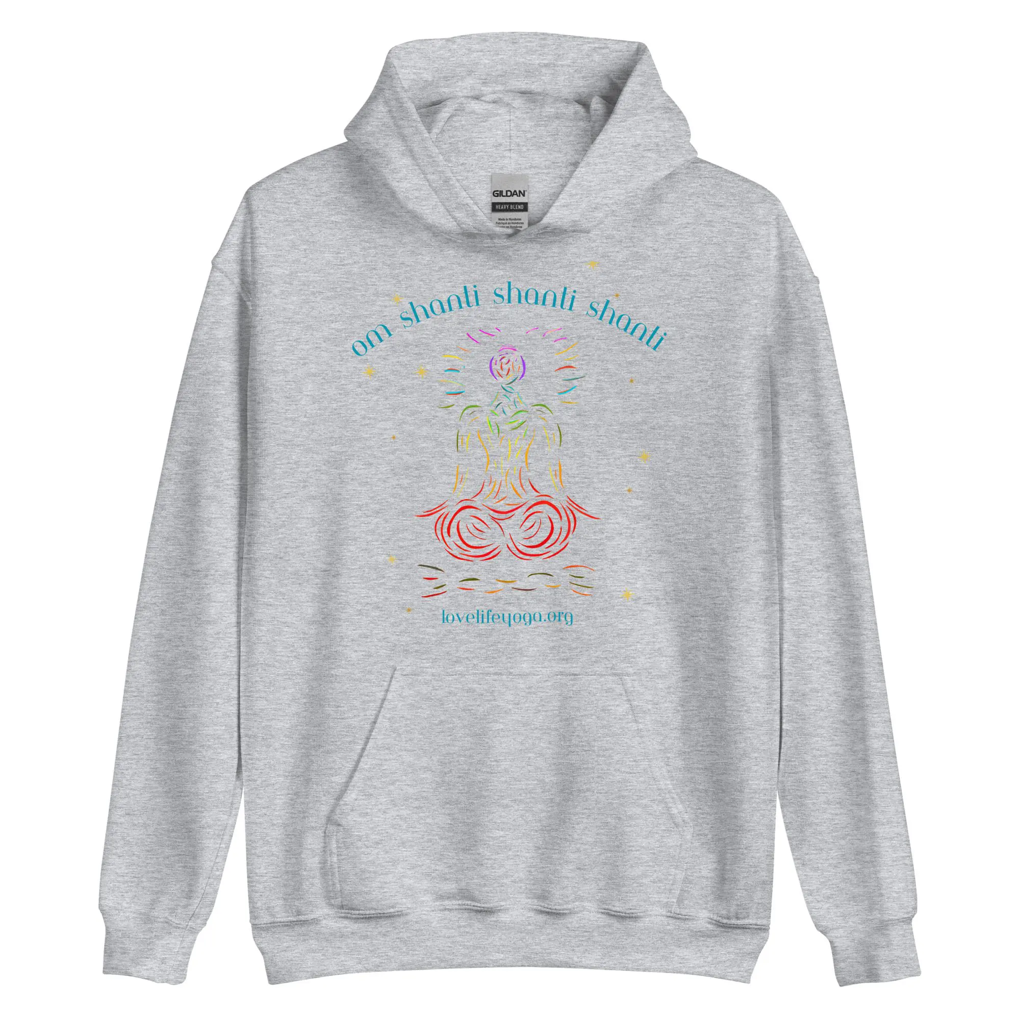 'Om Shanti' Hoodie - Image 2