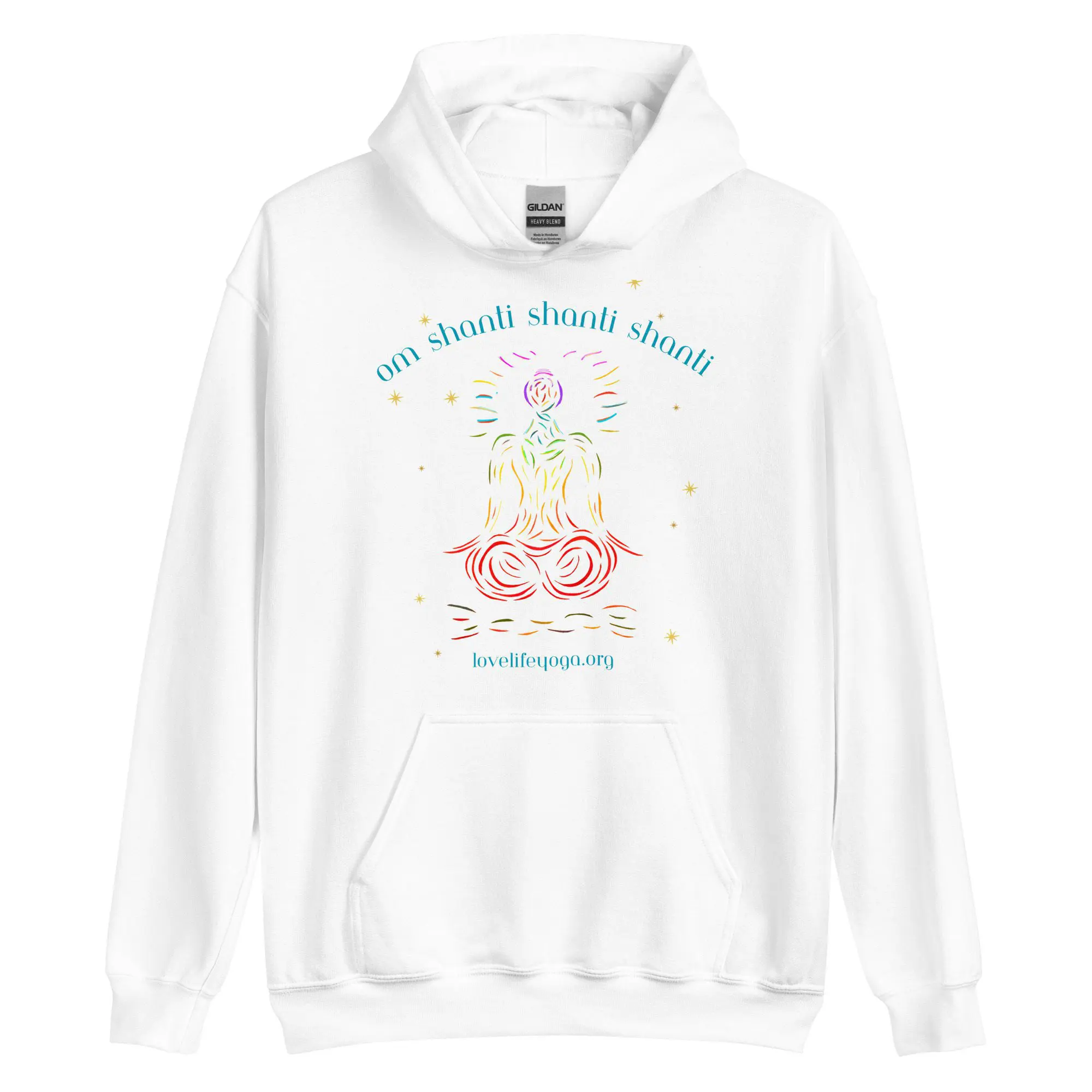 'Om Shanti' Hoodie - Image 4