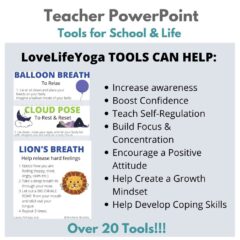 Teacher Power Point of Yoga Tools
