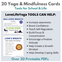 Yoga Mindfulness Tools Cards